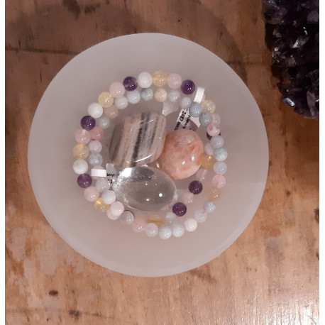 BOL SELENITE GRAND MODELE (15 cm)