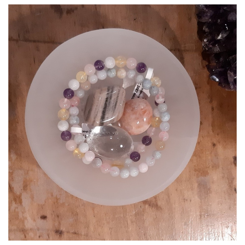 BOL SELENITE GRAND MODELE (15 cm)