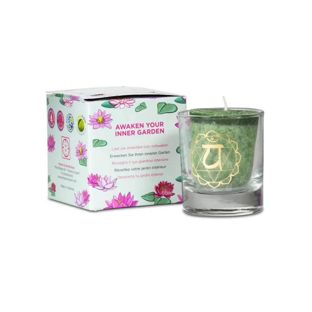 Bougie parfumée - 4ème Chakra