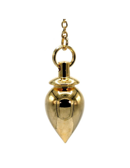 Pendule en laiton plaqué or