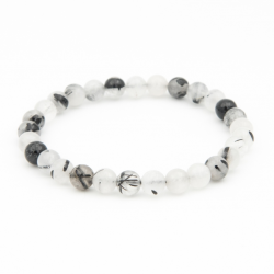 QUARTZ TOURMALINE 6MM A 2