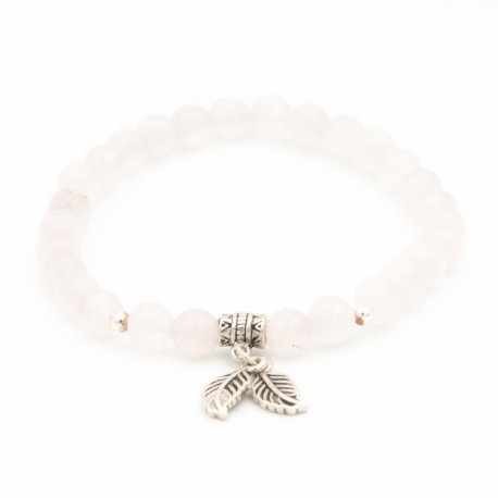 QUARTZ ROSE 6MM FEUILLE 0925