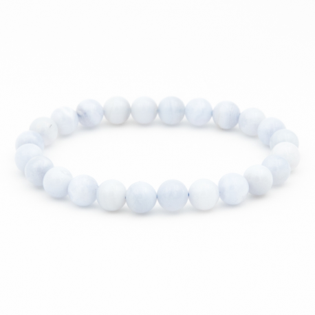 CALCEDOINE BLEUE 8MM NAMIBIE AA