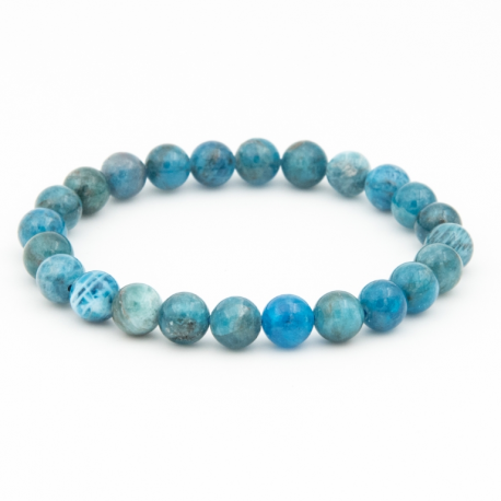 APATITE BLEUE 8MM A+