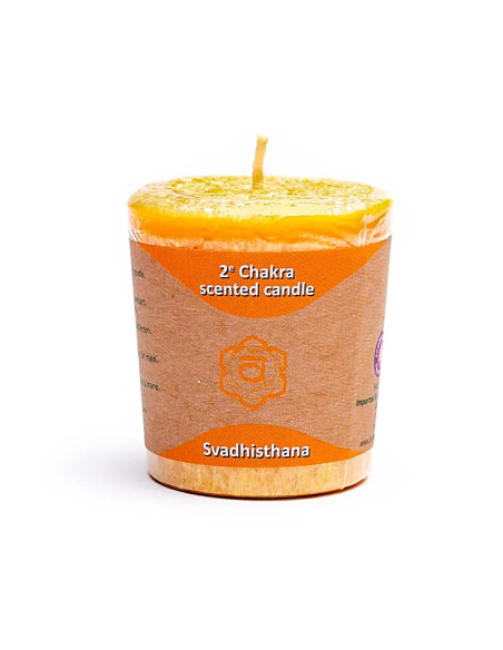 Recharge : Bougie Votive parfumée 2°chakra