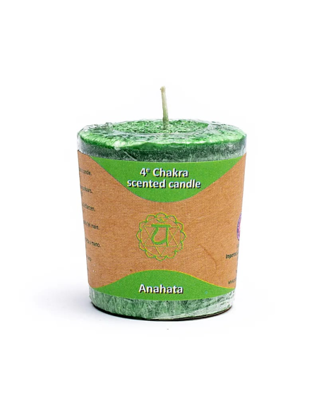Recharge : Bougie Votive parfumée 4°chakra
