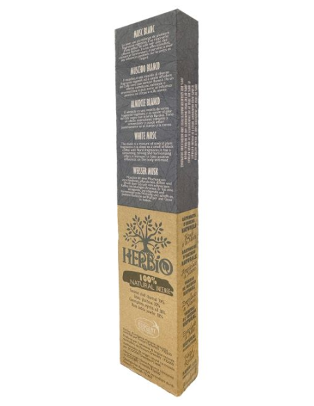 Encens Ecocert Herbio Musc Blanc 25g
