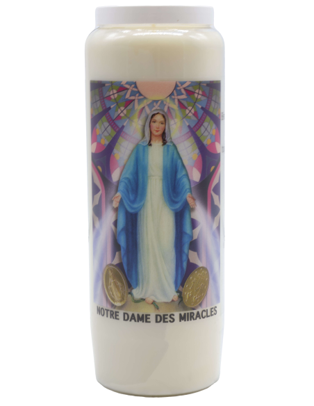 Bougie de Neuvaine : Notre Dame des Miracles