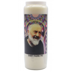 Bougie de Neuvaine : Padre Pio