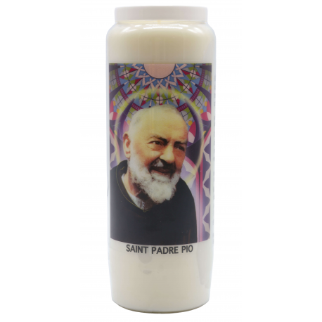 Bougie de Neuvaine : Padre Pio