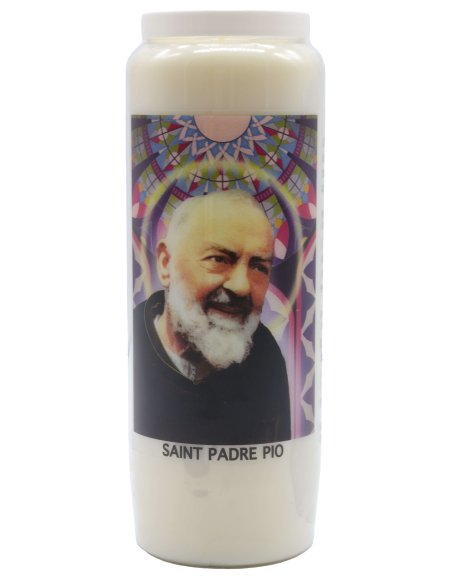 Bougie de Neuvaine : Padre Pio