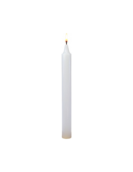 Bougie Teintée Masse 22cm - Blanc