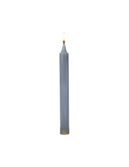 Bougie Teintée Masse 22cm - Grise
