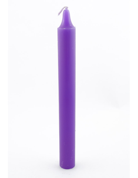 Bougie Teintée Masse 22cm - Violet