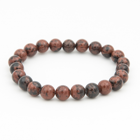 OBSIDIENNE ACAJOU 8MM AB