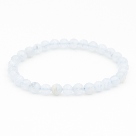 CALCEDOINE BLEUE 6MM NAMIBIE A