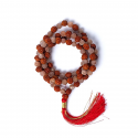 Mala pierre de Lune pêche/Rudraksha AA 108 perles 0.6mm
