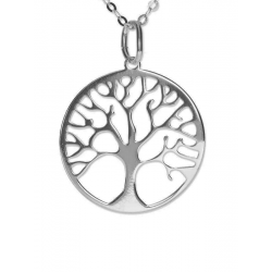 Arbre de vie avec chaine 45cm - argent 0925 rhodié 2