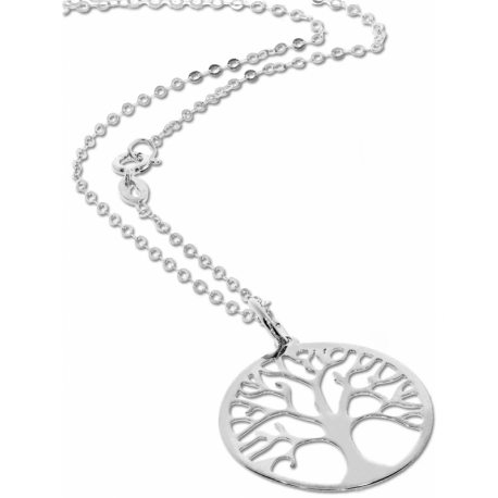 Arbre de vie avec chaine 45cm - argent 0925 rhodié