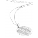 Fleur de vie avec chaine 45cm - argent 0925