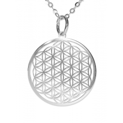 Fleur de vie avec chaine 50cm - argent 0925 2