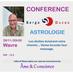 29/11 - 20h30 - SERGE DUCAS - CONFERENCE SUR L'ASTROLOGIE
