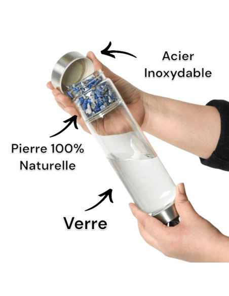 BOUTEILLE OBSIDIENNE NOIRE