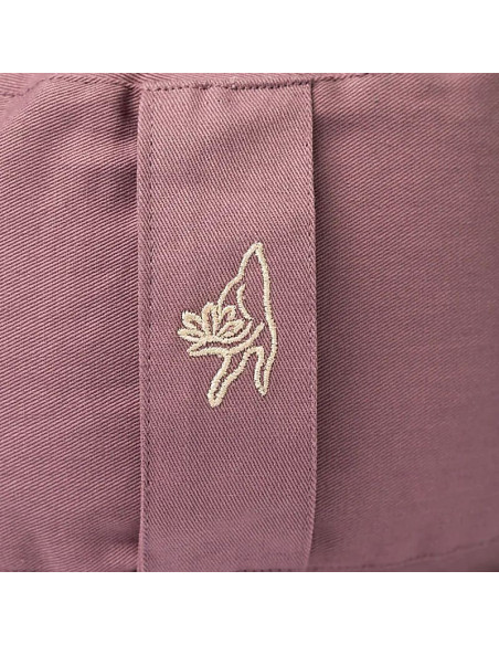 COUSSIN MEDITATION LILAS COTON BIO 33X17
