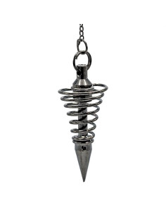 PENDULE COULEUR TITANE NOIR -- 12 g; 4 cm
