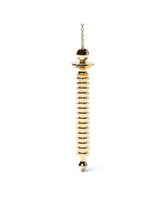 PENDULE FLEUR DE VIE LAITON PL OR