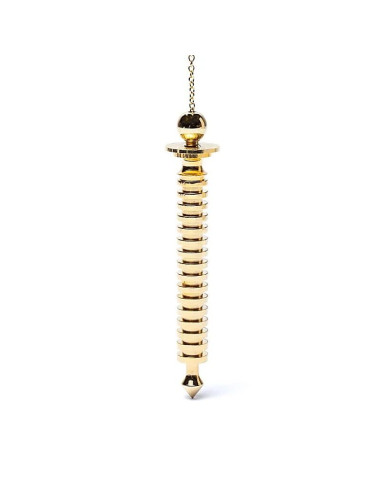PENDULE FLEUR DE VIE LAITON PL OR