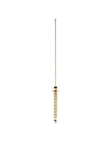 PENDULE FLEUR DE VIE LAITON PL OR