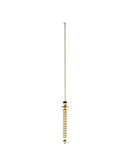 PENDULE FLEUR DE VIE LAITON PL OR