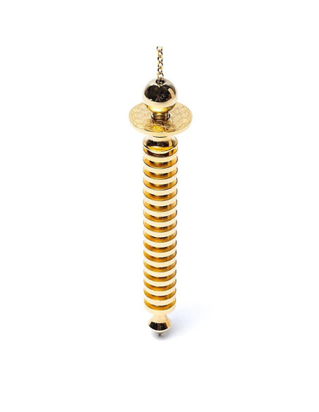 PENDULE FLEUR DE VIE LAITON PL OR