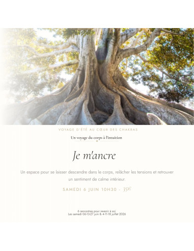 06 Juin - 10h30 : Je m'ancre