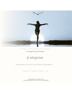 11 juillet - 10h30 : Je m'exprime