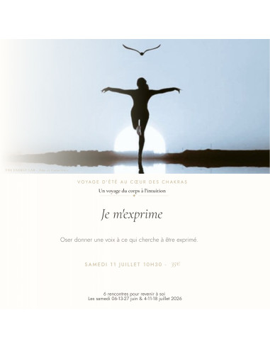 11 juillet - 10h30 : Je m'exprime