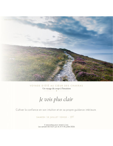 18 juillet - 10h30 : Je vois plus clair