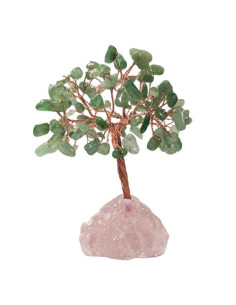 ARBRE AVENTURINE VERTE QROSE 12-13CM