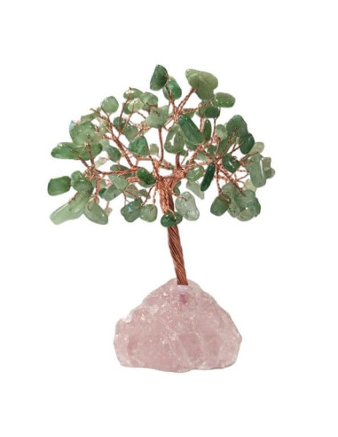 ARBRE AVENTURINE VERTE QROSE 12-13CM