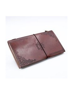 CARNET EN CUIR AVENTURE-IDEES-REVES