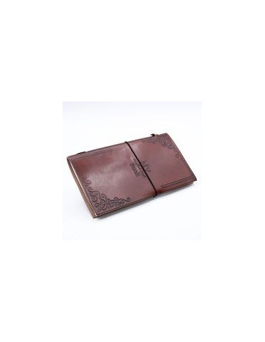 CARNET EN CUIR AVENTURE-IDEES-REVES