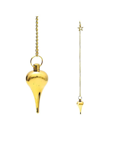 PENDULE ETOILE COULEUR OR
