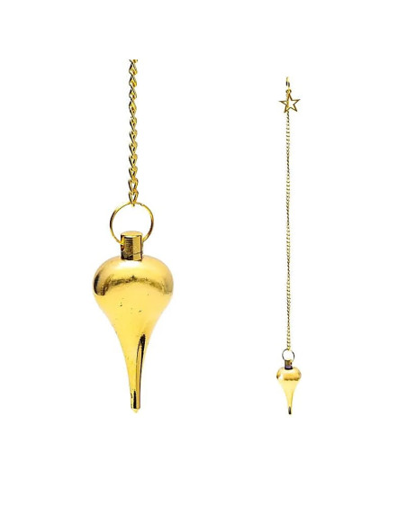 PENDULE ETOILE COULEUR OR