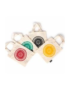 MINI CABAS CADEAU ICONIQUE - URBAN MANDALA  - (25 X 18 CM) - NATUREL