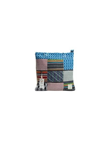 SAC TOTE-BAG KATHMANDU PATCHWORK – DESIGN DHAKA (37X38 CM)