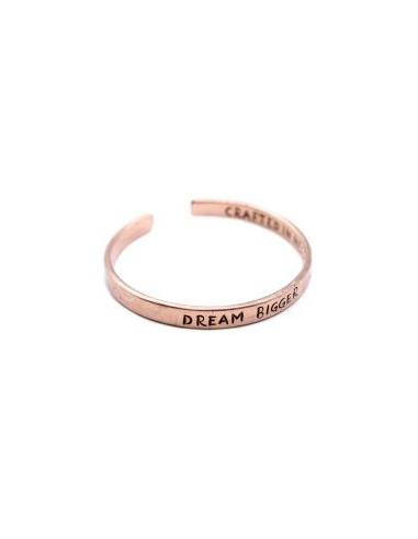 BRACELET CUIVRE MESSAGE NEPAL