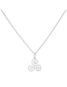 PENDENTIF TRISKEL ARGENT RHODIÉ 925 9 MM