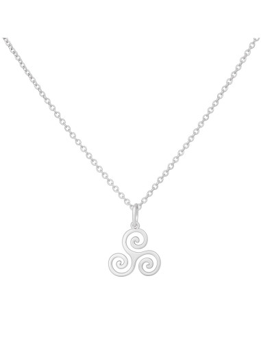 PENDENTIF TRISKEL ARGENT RHODIÉ 925 9 MM
