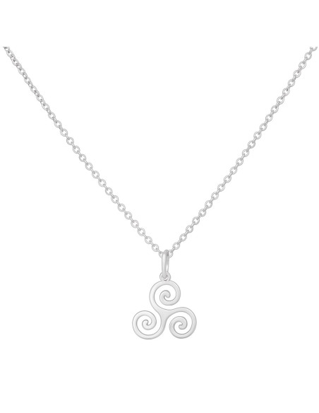 PENDENTIF TRISKEL ARGENT RHODIÉ 925 9 MM
